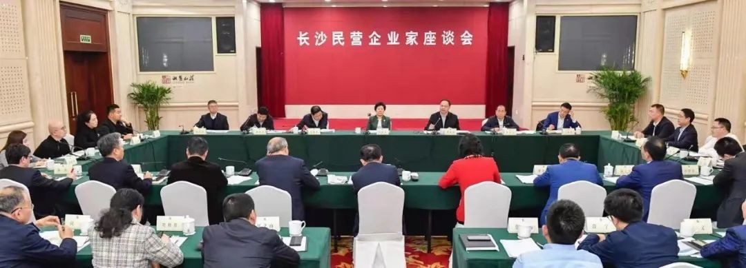 何清華參加長沙民營企業(yè)家座談會