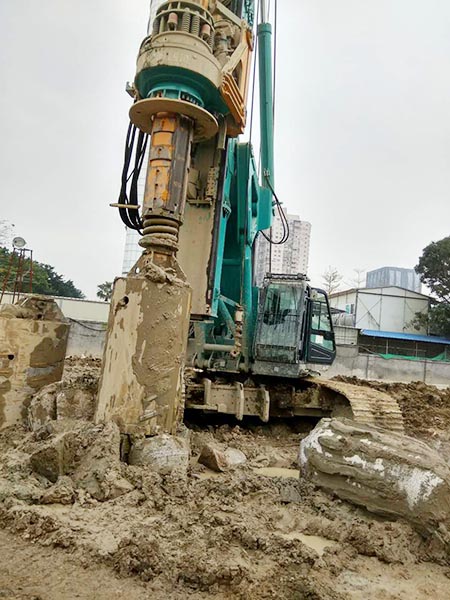見證奇跡的時刻，山河智能旋挖刷新國內(nèi)旋挖入巖紀(jì)錄