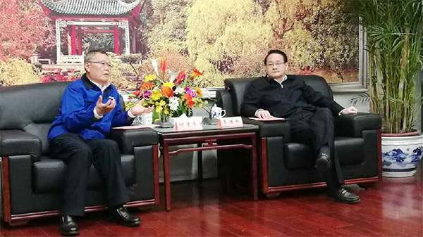 湖南省委常委、長沙市委書記易煉紅專項會見中鐵山河董事長何清華一行