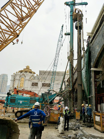 錘出一片新天地——SWDH100大直徑潛孔錘澳門施工實錄