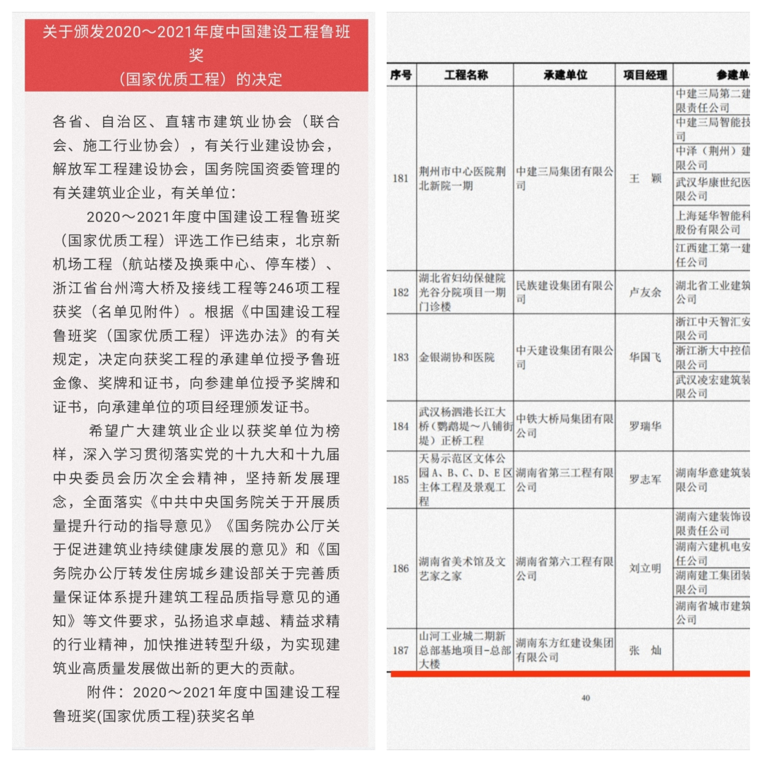 喜提“魯班獎(jiǎng)”，山河智能總部大樓有“顏”更有“才”