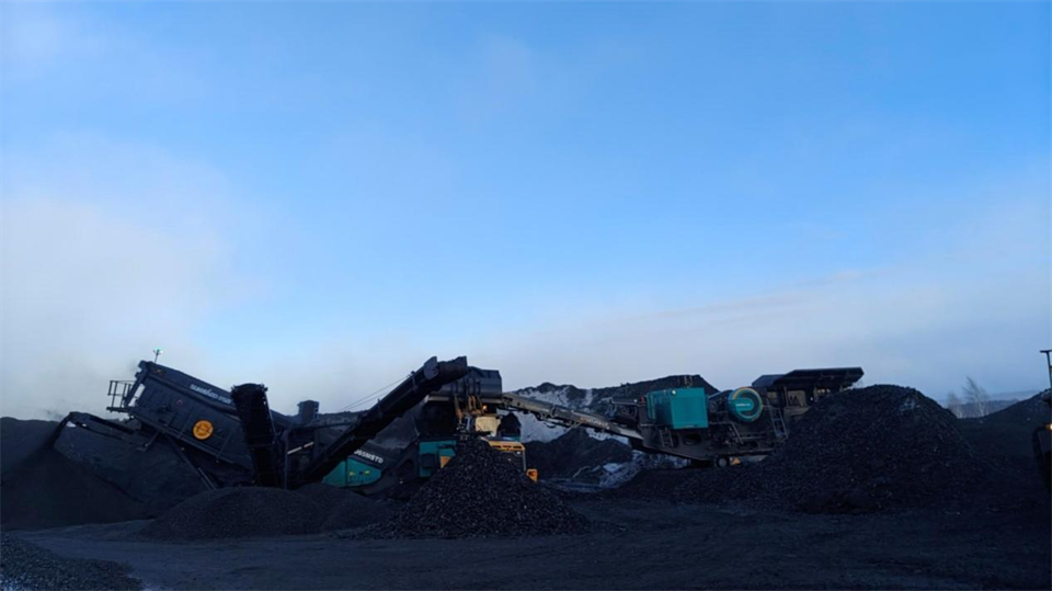 不懼-30℃極寒挑戰(zhàn)，山河普石勒破碎篩分設(shè)備穩(wěn)定運行！