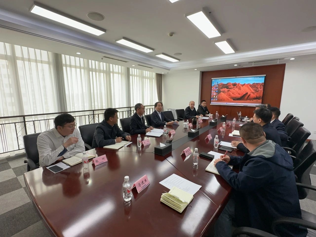 山河智能董事長(zhǎng)付向東帶隊(duì)拜訪中煤地質(zhì)總局、大地特勘公司